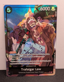 One Piece CCG Trafalgar Law Alt Art / Full Art Character Lot of Trading Cards - Image 4