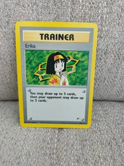 Pokemon TCG Erika Trainer Gym Heroes Non-Holo Card 100/132 Vintage MINT - Image 2