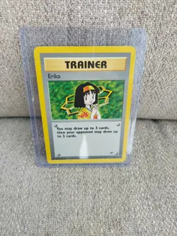 Pokemon TCG Erika Trainer Gym Heroes Non-Holo Card 100/132 Vintage MINT - Image 5
