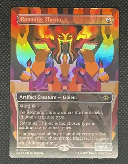 Roaming Throne Ixalan Rare Colorless Artifact Creature Card - Foil - Image 2