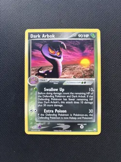 Pokemon Card EX Team Rocket Returns Dark Arbok 29/109 NM! - Image 1