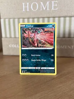 Pokemon TCG Yveltal Fusion Strike Single Strike Rare Card Ungraded NM/Mint - Image 1