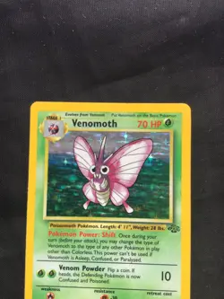 Pokemon Cards: Jungle Rare Holo: Venomoth 13/64 - Image 2
