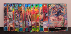 One Piece CCG Straw Hat Crew Alt Art / Full Art Character Lot of Trading Cards - Image 1