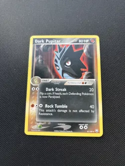 Pokemon Card EX Team Rocket Returns Dark Pupitar 41/109 - Image 2