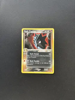 Pokemon Card EX Team Rocket Returns Dark Pupitar 41/109 - Image 3