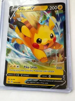 Pikachu V SWSH285 SWSH: Sword & Shield Promo Cards Holo - Image 1