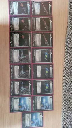 Star Trek CCG 1st Edition Blaze of Glory and First Contact 40 card lot incl rare - Image 1