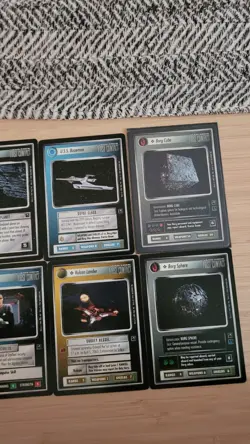 Star Trek CCG 1st Edition Blaze of Glory and First Contact 40 card lot incl rare - Image 4