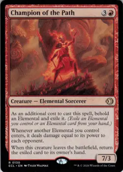 MTG Champion of the Path (130) | NM | Lorwyn Eclipsed {ECL} - Image 1