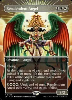 MTG: Resplendent Angel (Borderless) | The Lost Caverns of Ixalan 334 NM - Image 1