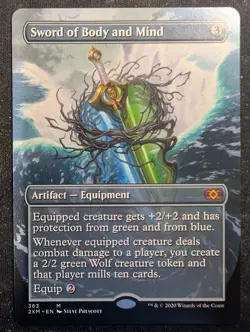 Sword of Body and Mind - Borderless - Double Masters (MTG) - Image 1