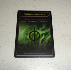 ~1x Poison Counter Token x1 ~LP-EX~ New Phyrexia Magic the Gathering MTG~ - Image 1