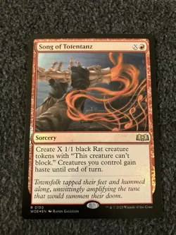 Magic The Gathering MTG - Song of Totentanz Foil - WOE - Image 1