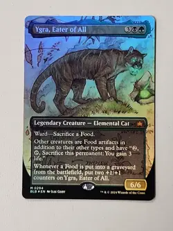 MTG Ygra Eater of All Borderless Foil English Mythic 0294 Magic The Gathering - Image 1