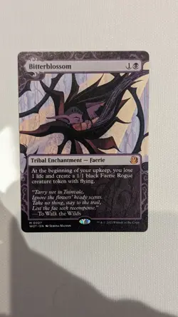 Bitterblossom #27 (NM) Wilds of Eldraine WOT Magic MTG - Image 1