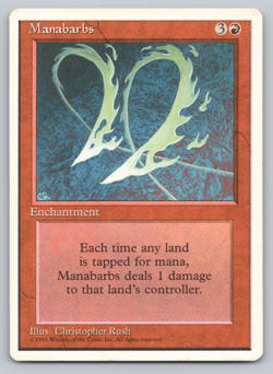 Manabarbs - 4th Edition Core Set 1995 MTG - Image 1