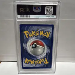 1999 Pokemon Machop 52/102 Base Set Shadowless 1st Edition PSA 8 - Image 2