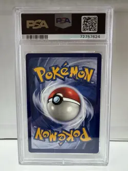 1999 Pokemon Abra 43/102 Base Set Shadowless 1st Edition PSA 8 - Image 2