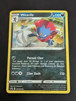 Weavile - (Cosmos Holo) SWSH246 SWSH: Sword & Shield Promo Cards Holo NM Pokemon - Image 1