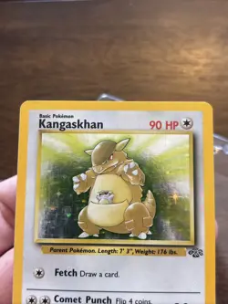Pokemon TCG Kangaskhan Jungle Holo Card 5/64 Unlimited Rare Holo - Image 2