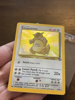 Pokemon TCG Kangaskhan Jungle Holo Card 5/64 Unlimited Rare Holo - Image 4