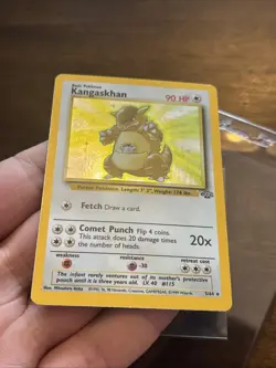 Pokemon TCG Kangaskhan Jungle Holo Card 5/64 Unlimited Rare Holo - Image 5