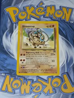 Hitmontop 37 Black Star Promo Pokemon Tcg Damaged - Image 1