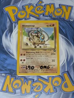 Hitmontop 37 Black Star Promo Pokemon Tcg Damaged - Image 2