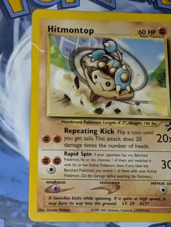 Hitmontop 37 Black Star Promo Pokemon Tcg Damaged - Image 4