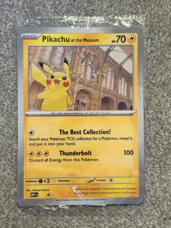 Pikachu At The Museum, Pokemon X Natural History Museum Jumbo Promo Card x2 - Image 3