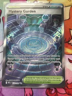 Pokemon TCG Mystery Garden Trainer Holo Card Mega Evolution 172/132 NM Condition - Image 3