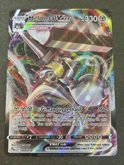 Melmetal Vmax 048/078 Ultra Rare Textured Pokemon Go TCG LP - Image 1