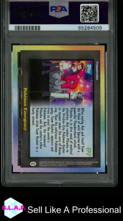 POKEMON EMERGENCY TOPPS POKEMON TV ANMTN.SER.2-EPS.CRD.-FOIL 2000 EP2 PSA 10 - Image 2