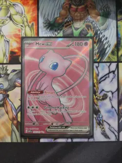 Pokemon TCG Mew EX 193/165 Ultra Rare Scarlet & Violet 151 Mint NM Condition - Image 1