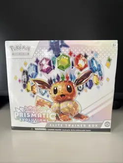 Pokemon PRISMATIC EVOLUTIONS Elite Trainer Box ETB New & Sealed Scarlet & Violet - Image 1