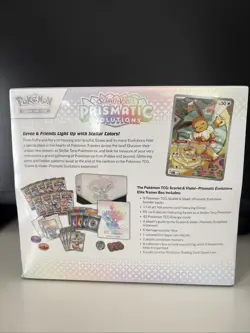 Pokemon PRISMATIC EVOLUTIONS Elite Trainer Box ETB New & Sealed Scarlet & Violet - Image 2