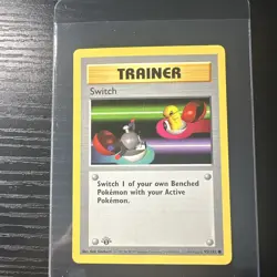 Switch 1st Edition Base Set 95/102 Common WOTC Vintage Pokemon - Image 1