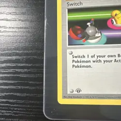 Switch 1st Edition Base Set 95/102 Common WOTC Vintage Pokemon - Image 2