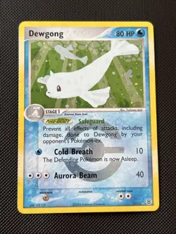 Pokemon TCG - Dewgong 3/112 Holo Rare - Ex Fire Red & Leaf Green (2004) - Image 1