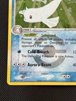 Pokemon TCG - Dewgong 3/112 Holo Rare - Ex Fire Red & Leaf Green (2004) - Image 5