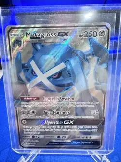 Pokemon TCG Metagross GX Full Art Hidden Fates Ultra Rare 139/145 - Image 1