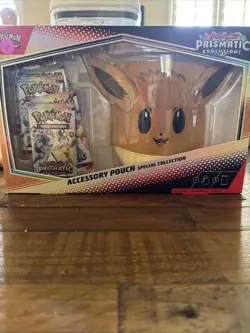 Pokemon TCG Prismatic Evolutions Accessory Pouch Special Collection New Sealed - Image 1