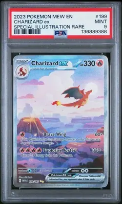 Pokemon TCG: S&V 151 Charizard Venusaur Blastoise EX SIR Full Art Holo PSA 9 Lot - Image 4