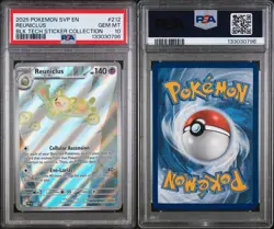 2025 POKEMON SVP EN-SV BLACK STAR PROMO #212 REUNICLUS PSA 10 - Image 3