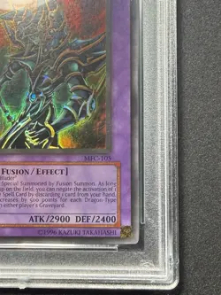 Yugioh PSA 10 Dark Paladin MFC-105 1st Edition Ultra Rare CORRECTED ART - Image 5