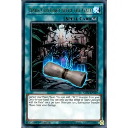GFP2-EN159 Dark Contract With The Gate Ultra Rare 1st Edition NM YuGiOh TCG - Image 1