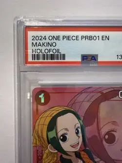2024 ONE PIECE PRB01-PREM BOOSTER -ONE PIECE CARD THE BEST- FOIL MAKINO PSA 10 - Image 3
