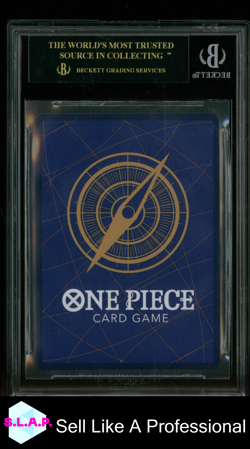NAMI ONE PIECE ST01-007 2022 STANDARD BATTLE WINNER RARE JAP BLACK LABEL BGS 10 - Image 2