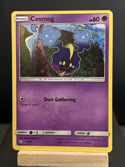 Pokemon Card Cosmog 6/12 Holo McDonalds Promo 2017 light play - Image 1
